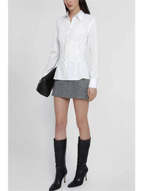 Shirt with lace ERMANNO SCERVINO | D472K363BQP10601
